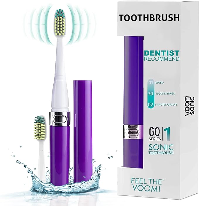 Voom Sonic Go 1 Series Travel Electric Toothbrush | Travel Toothbrushes by VoomSonic