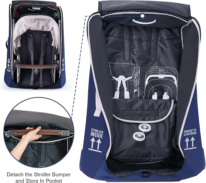 Stroller Bag for Airplane, Stroller Travel Bag Compatible - Image 5