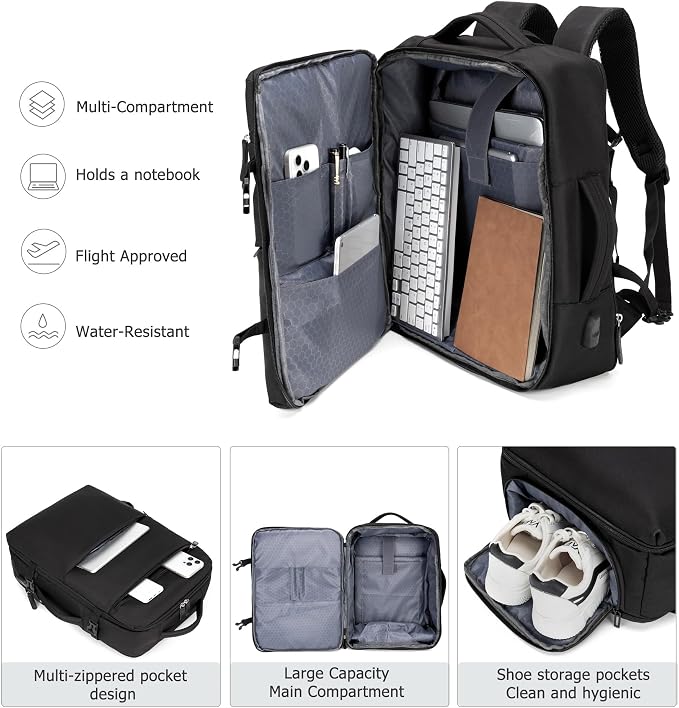 feilario 2 Piece Set 20in Aluminium Frame PC Hard Shell Spinner Wheels Luggage - Image 5