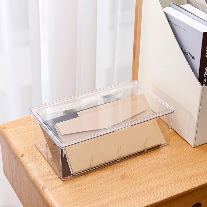 Yesesion Clear Plastic Storage Bins - Image 7