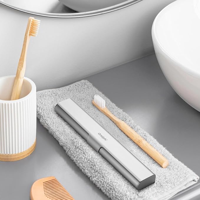 2 Pack Aluminum Toothbrush Travel Case, Portable Travel Toothbrush Holder - Image 6