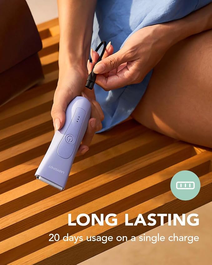 Bikini Trimmer for Women, Pubic Hair Trimmer Shaver for Women -Waterproof Hair - Image 5
