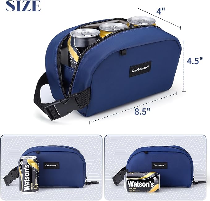 Cerbonny Reusable Lunch Bag, Freezable Insulated Cooler Bag, Leak-Proof - Image 3