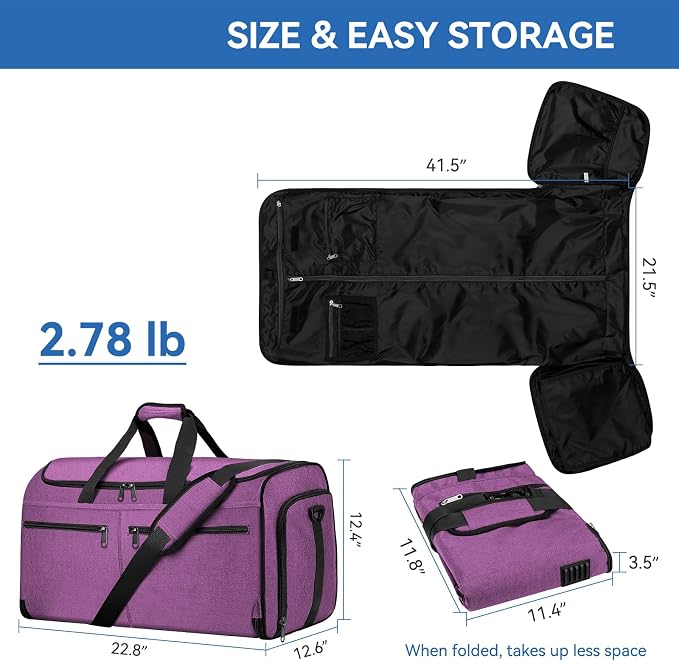 Bukere Carry on Garment Duffle Bag - Image 5