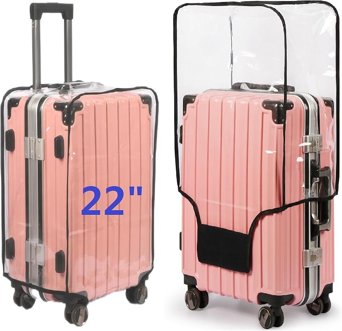 Clear PVC Suitcase Cover by FABULWAY