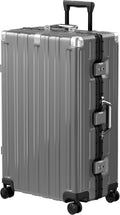 Krute Luggage 28 Inch Aluminum Frame Luggages TSA Lock No Zipper Checked by Krute