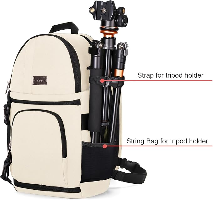 MOSISO Camera Sling Bag, DSLR/SLR/Mirrorless Camera Backpack Case Shockproof - Image 3