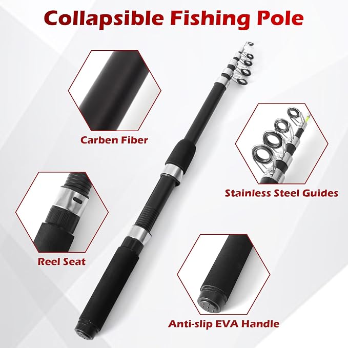 Fishing Rod and Reel Combo Set - Image 3