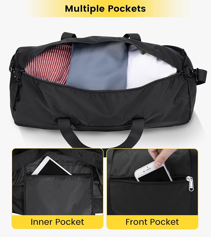 Vorspack Duffel Bag 20-24-28 Inches Foldable Gym Bag - Image 4