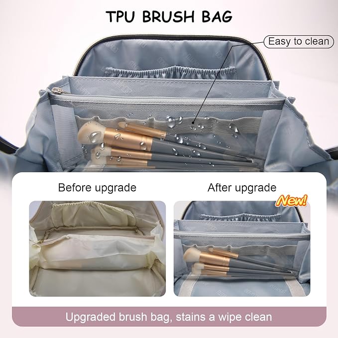 Travel Makeup Bag Cosmetic Bags - Image 2