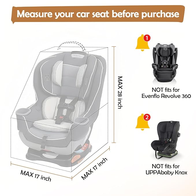 YOREPEK Padded Car Seat Backpack - Image 3