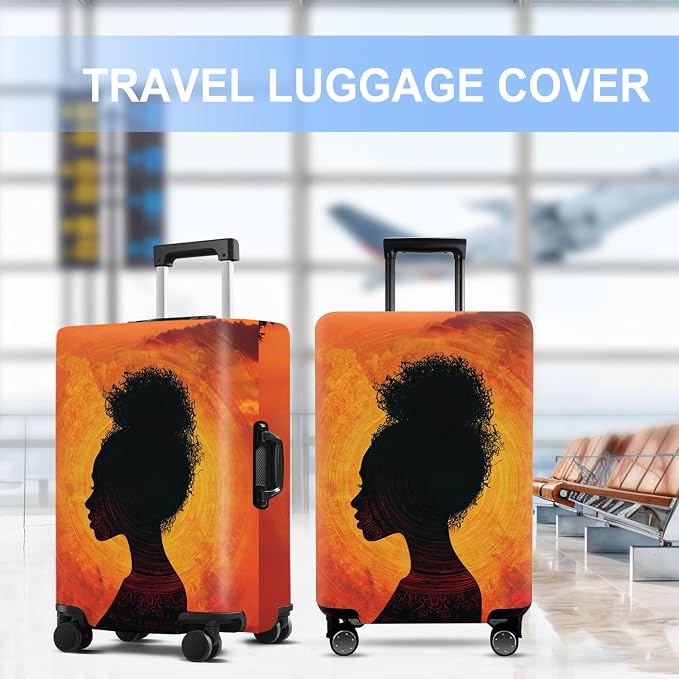 Luggage Cover Washable Suitcase Protector Anti-scratch Suitcase cover Fits - Image 5