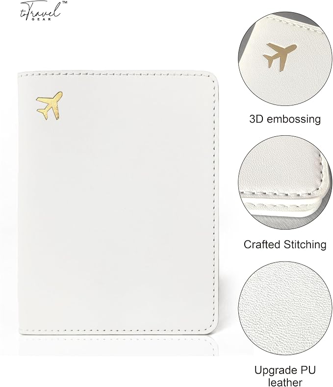 Passport Holder for Travel Essentials, RFID Blocking Passport Cover Case for - Image 5