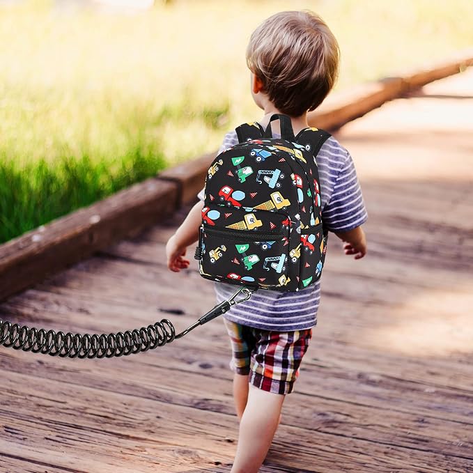 Accmor Toddler Harness Backpack Leash, Cute Excavator Kids Backpack - Image 5