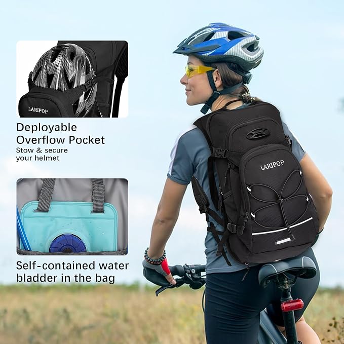 LARIPOP Hydration Backpack, 18L Hiking Backpack - Image 7
