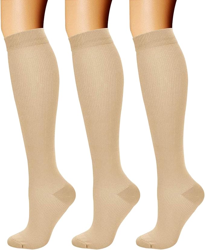 CHARMKING Compression Socks for Women & Men Circulation 15-20 mmHg is Best by CHARMKING