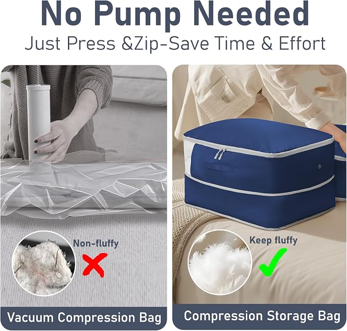 DIMJ Comforter Storage Bag 4 Pack - Image 3
