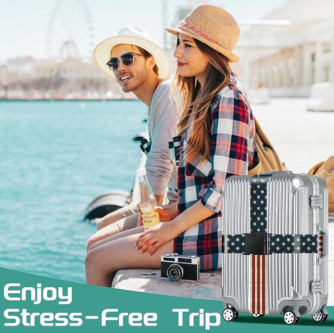 Slohif Luggage Straps for Suitcases Travel Belt Accessories Luggage Connector - Image 7
