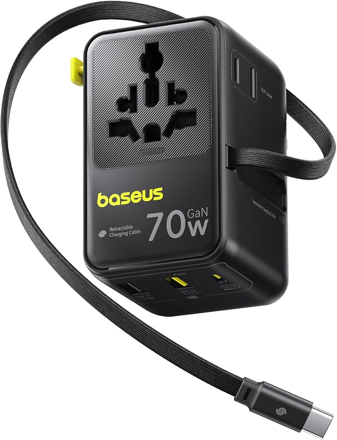 Baseus 70W Universal Travel Adapter by Baseus
