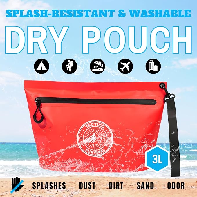 Tactiko Heavy-Duty Splash Water Resistant Zipper Pouches - Image 2
