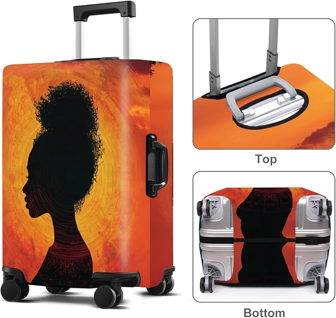 Luggage Cover Washable Suitcase Protector Anti-scratch Suitcase cover Fits - Image 2