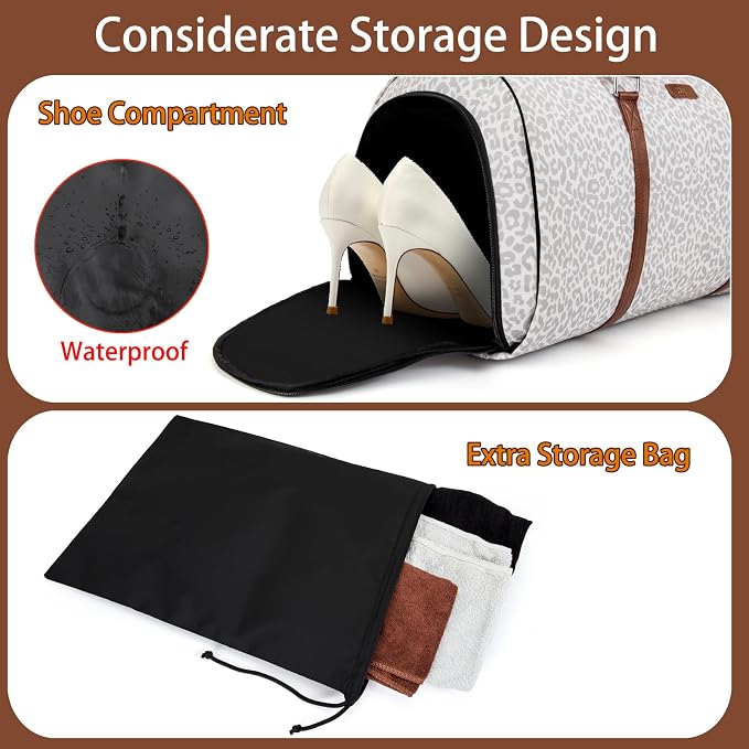 Convertible Garment Duffel Bag for Travel - Image 2