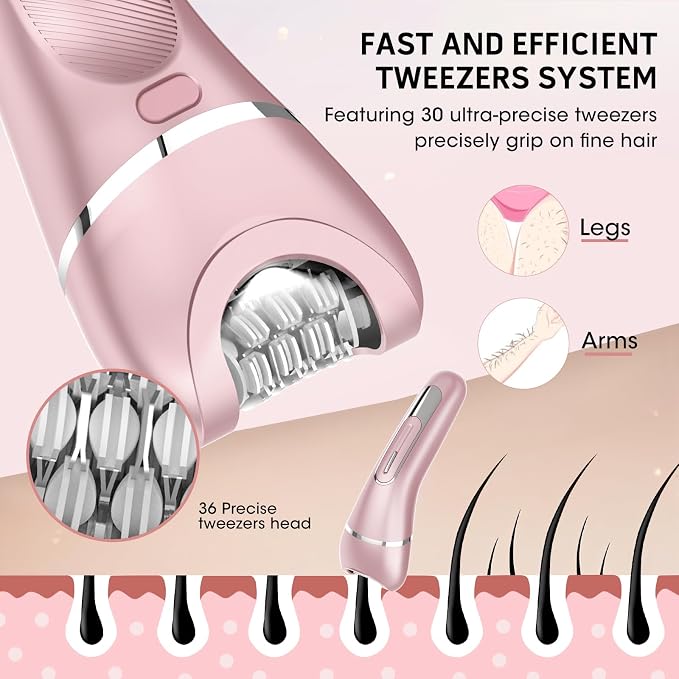 Electric Shavers for Women, 7 in 1 Hair Removal Kit - Image 4