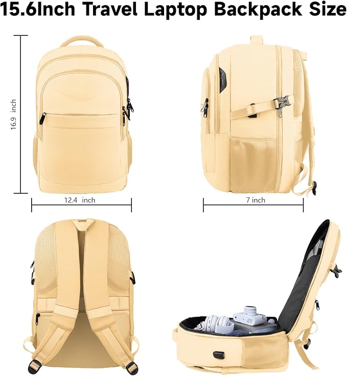 Lapsouno 15.6 Inch Laptop Backpack - Image 6