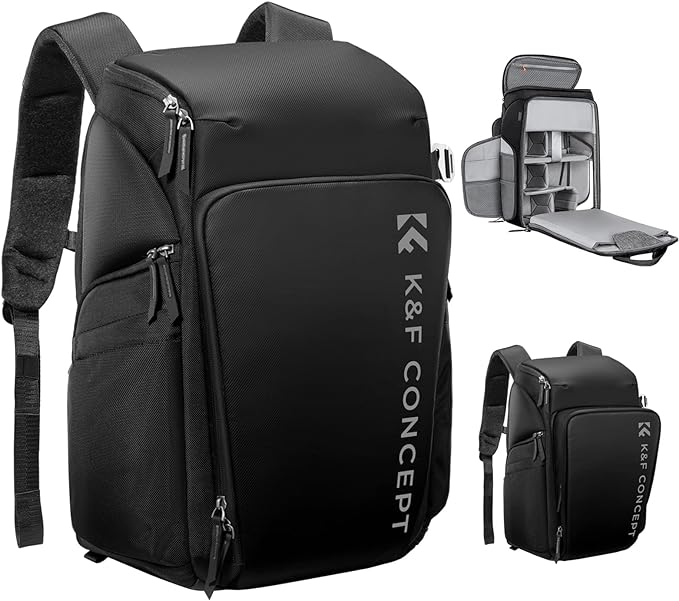 K&F CONCEPT Camera bags Waterproof 25L Large Capacity Camera Case by KFCONCEPT