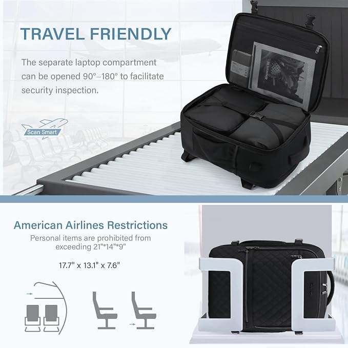 Travel Backpack, 30L Carry on Backpack - Image 4