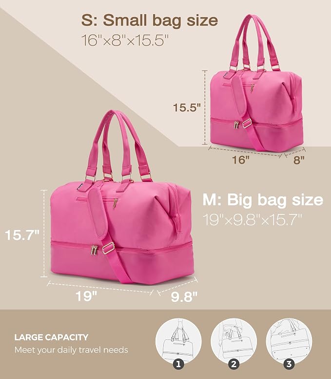 Weekender Bags for Women, Large Travel Duffel Bag - Image 4