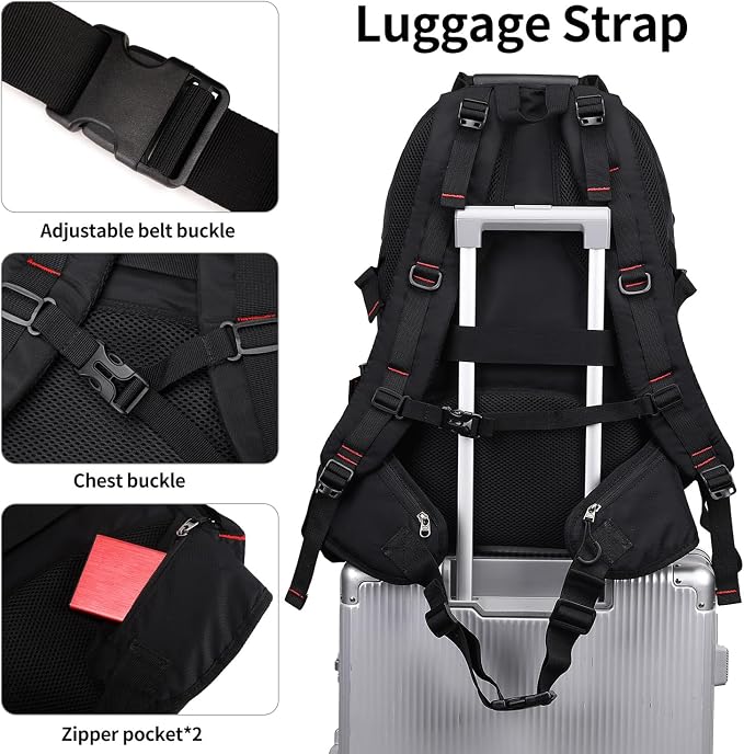 Nerlion 40L Hiking Backpack Travel Backpack - Image 4