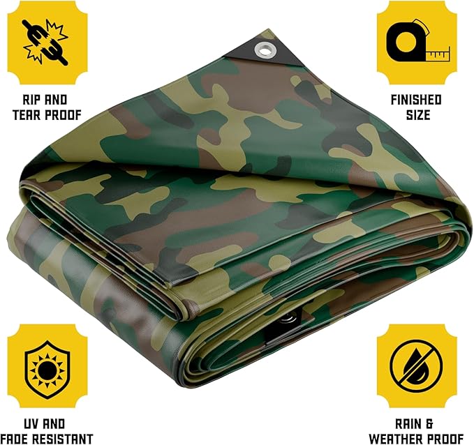 Core Tarps Extreme Heavy Duty 20 Mil Tarp Cover, Waterproof, UV Resistant - Image 3