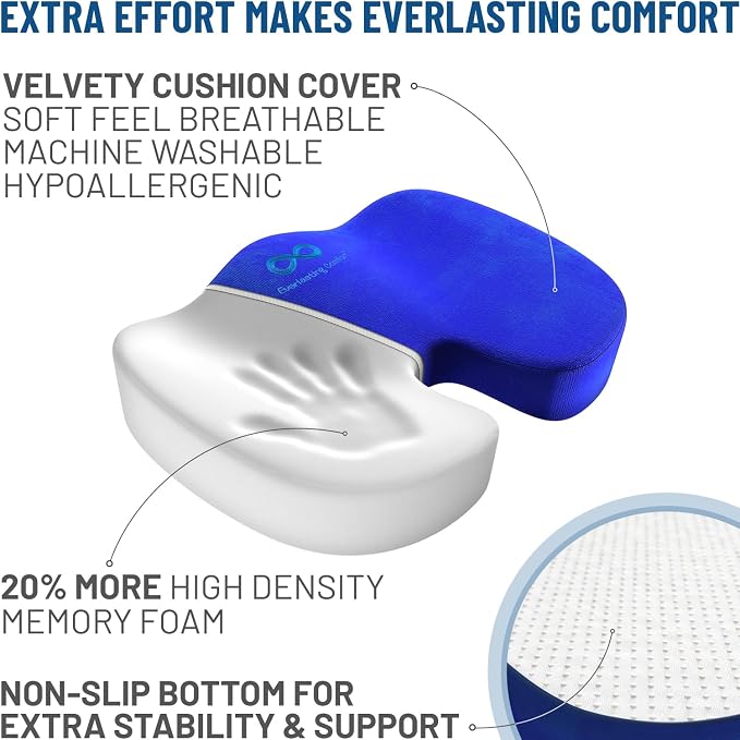 Everlasting Comfort Doctor Recommended Memory Foam Seat Cushion - Image 8