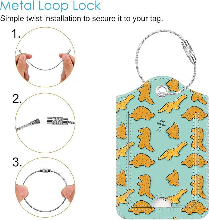 Fintie Luggage Tags, Privacy Cover ID Label - Image 3