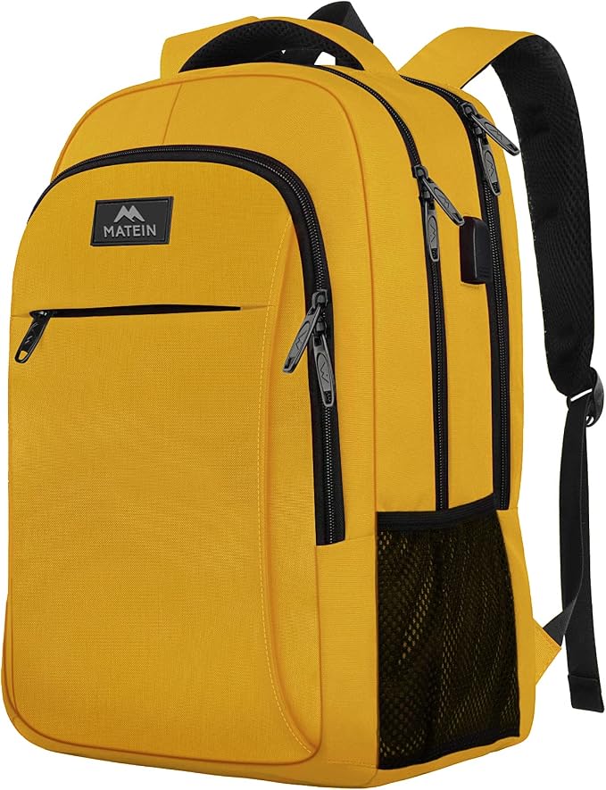 MATEIN Travel Laptop Backpack, Sturdy Anti Theft College School Backpack by MATEIN