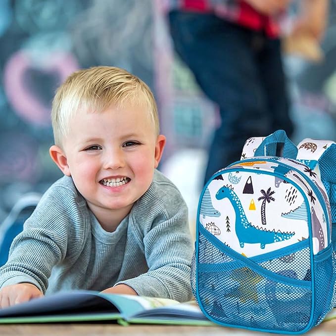 CCJPX Toddler Backpack with Leash, 9.5" Baby Boys Dinosaur Safety Harness - Image 8