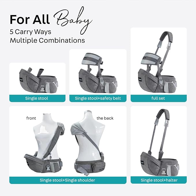 Baby Hip Carrier, Toddler Carrier - Image 4