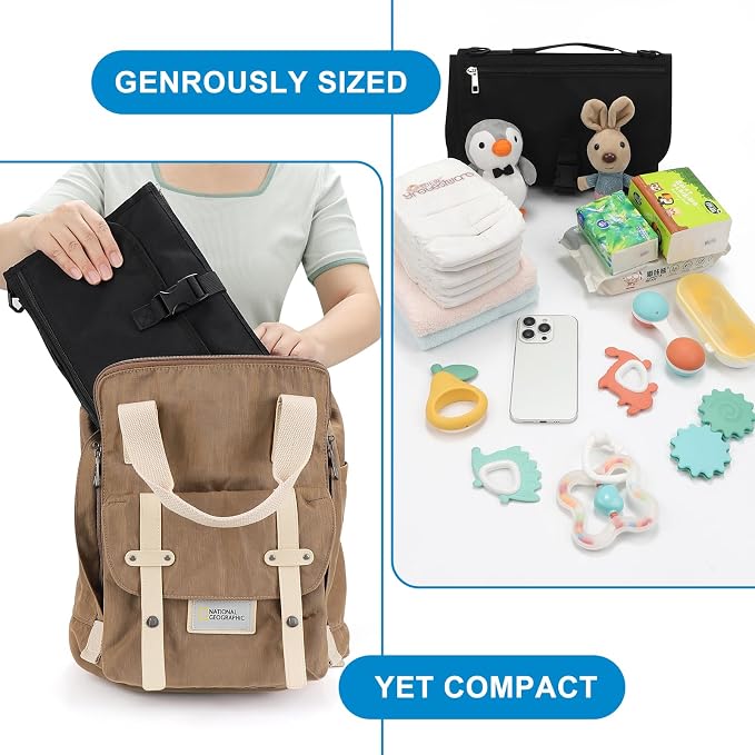 Accmor Portable Diaper Changing Pad, Waterproof Travel Baby Changing Mat - Image 4