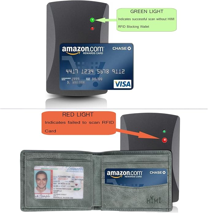 Wallet for Men-Genuine Leather RFID Blocking Bifold Stylish Wallet - Image 5