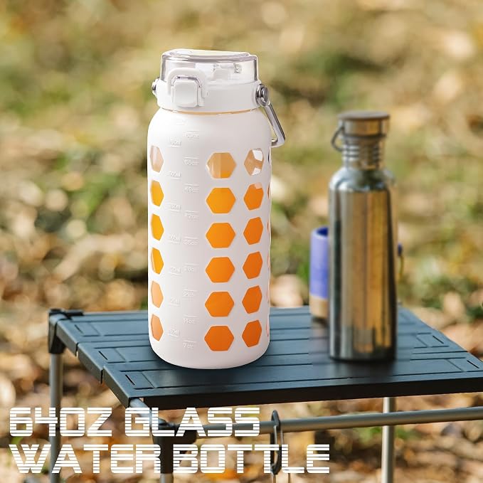 MUKOKO 64oz Glass Water Bottles - Image 6