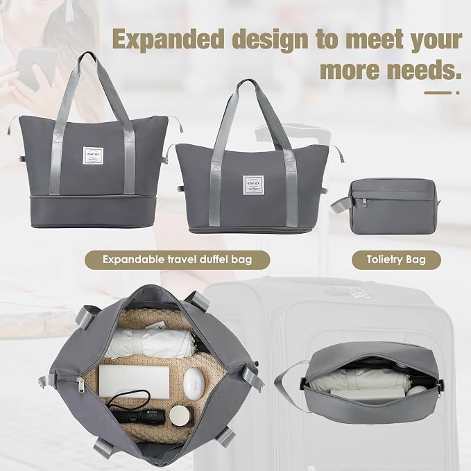 Merax Softside Luggage Set Softshell Lightweight 3 Piece Spinner Suitcase - Image 3