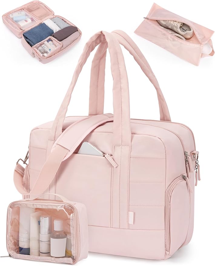 CLUCI Duffle Bag for Business Travel, Weekender Puffer Carry On by CLUCI