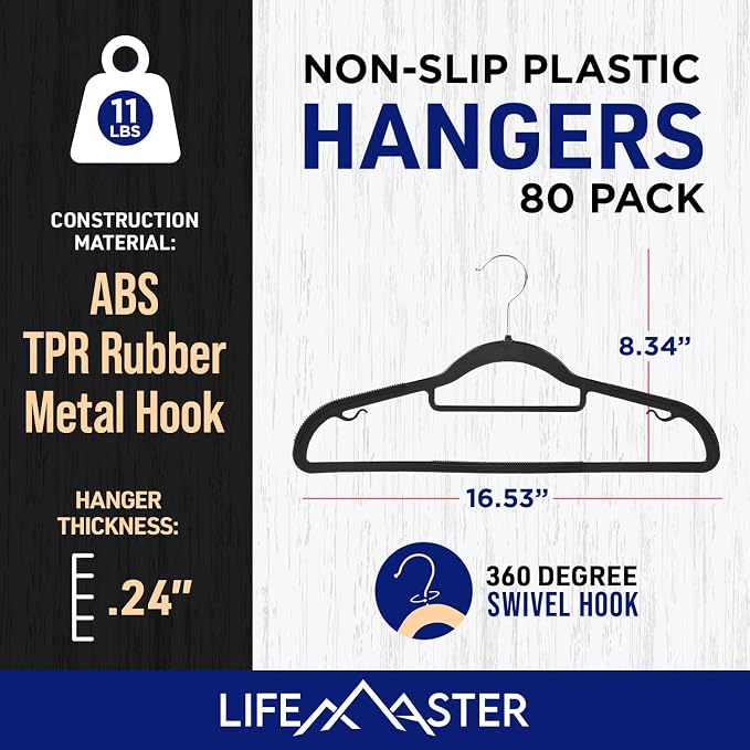 Lifemaster Versatile Clothes Hanger Set - Image 2