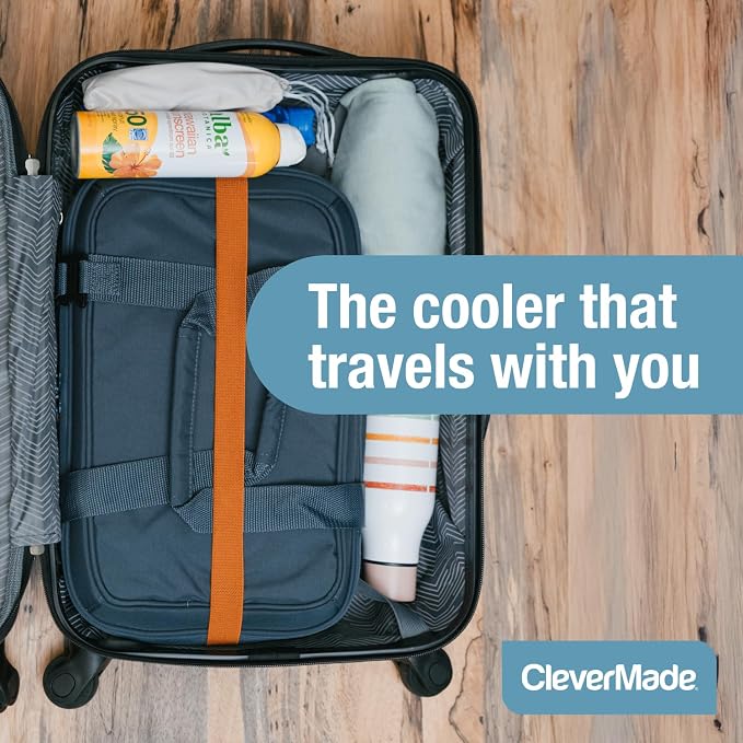 CleverMade Collapsible Insulated Cooler Bag – Leakproof Soft Folding Cooler - Image 8
