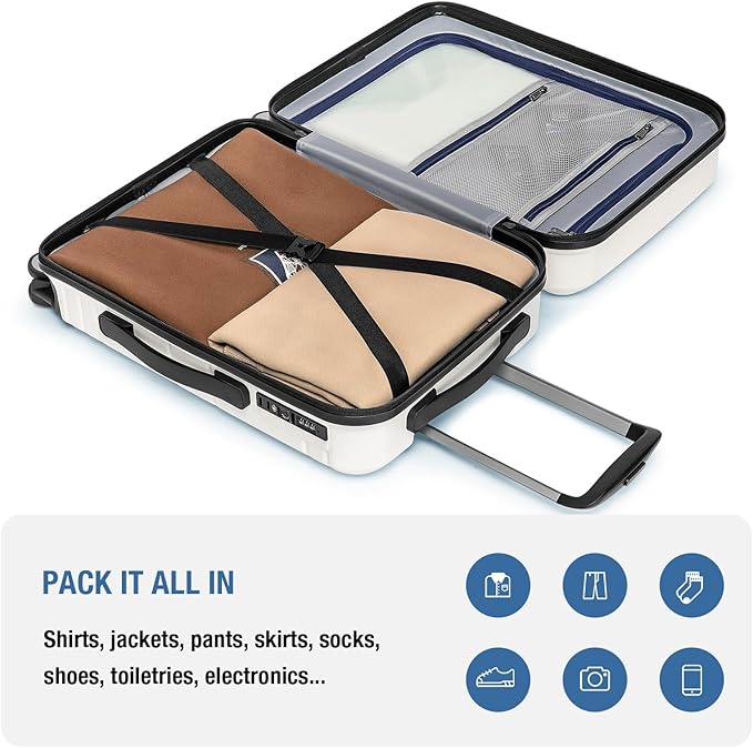 KYME Carry On Luggage 22x14x9 Airline Approved - Image 8