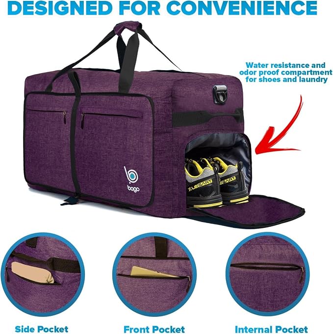 Bago Large Foldable Duffel Bags - Image 6