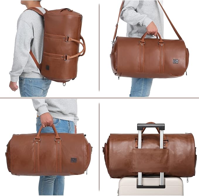 seyfocnia Convertible Travel Garment Bag, Carry on Garment Duffel Bag - Image 6