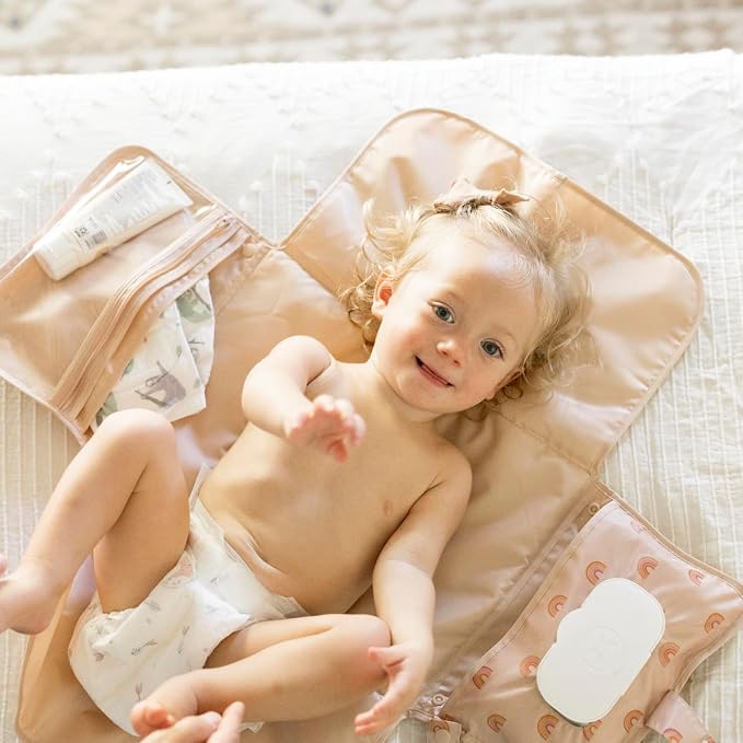 Tiny Twinkle Portable Diaper Changing Pad-Foldable Waterproof Changing - Image 4