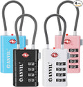 ANVIL 4 Digit Luggage Locks, TSA Locks by ANVIL